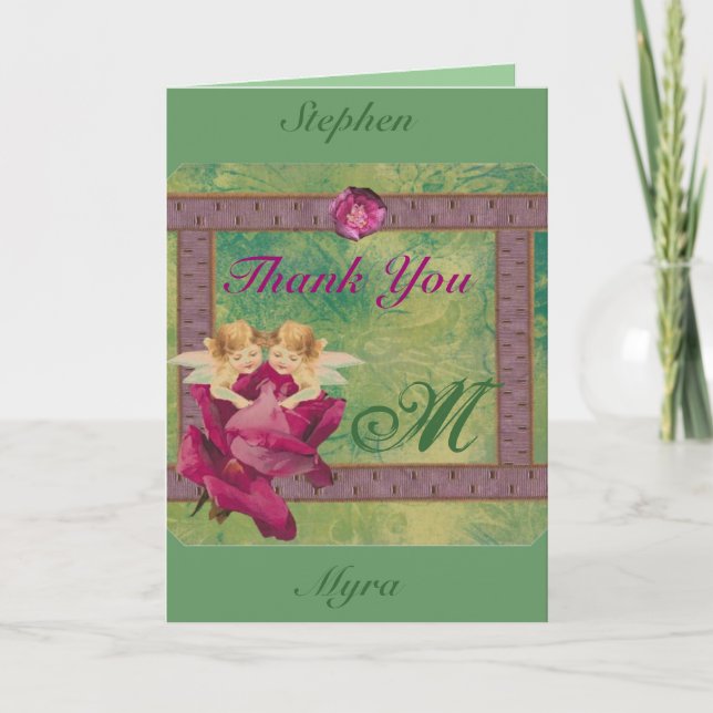 Angel Rose Thank You Card (Front)