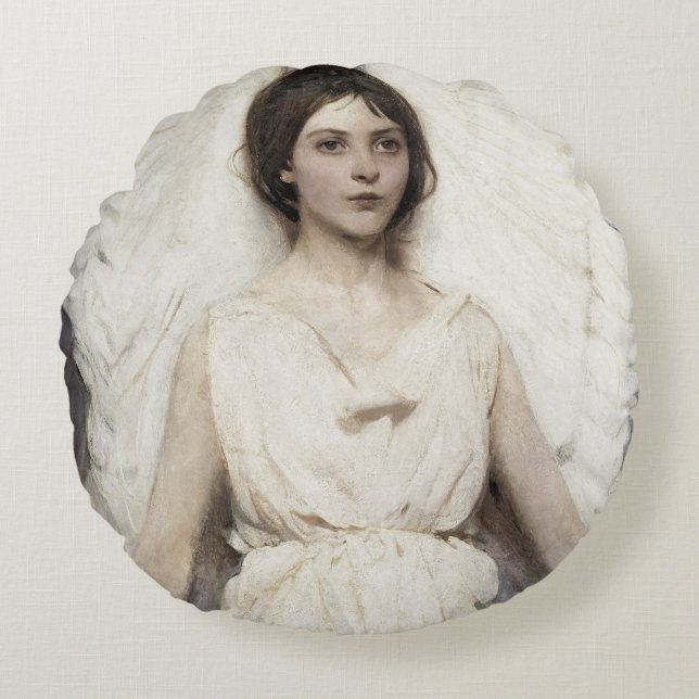 Angel Round Pillow (Front)