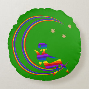 Angel Round Pillow