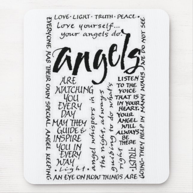 Angel Saying's Mouse Pad (Front)