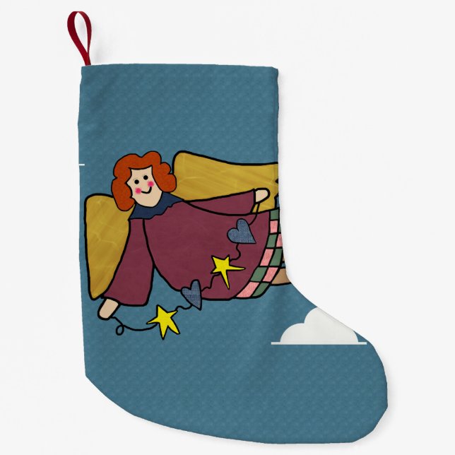 Angel Small Christmas Stocking (Front)