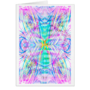 Angel Standing in the Vortex: Abstract Art: