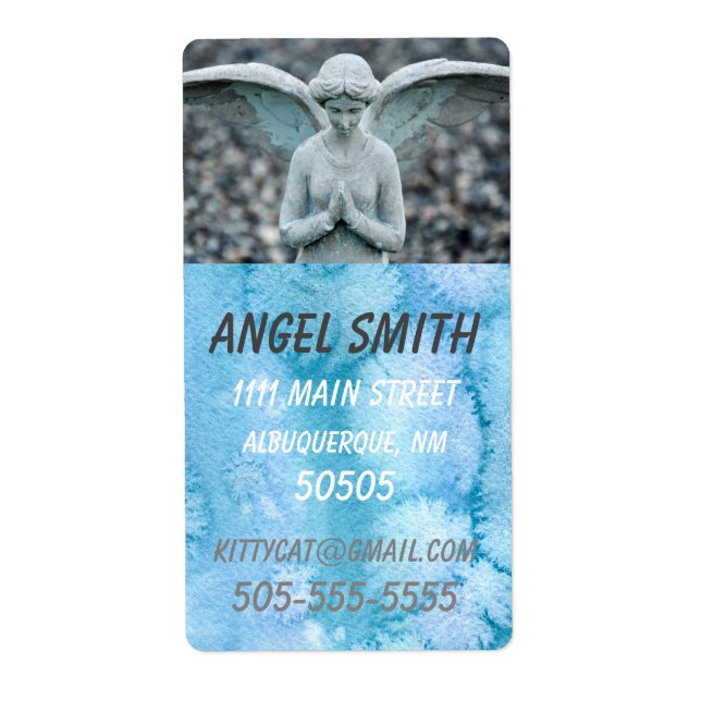 Angel Statue Aquarelle Accueil/Affaires adresse lg (Devant)