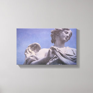 Angel Statue Canvas Print