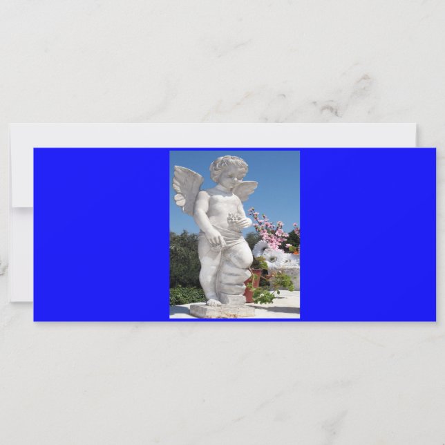 Angel Statue In Blue V (Front)