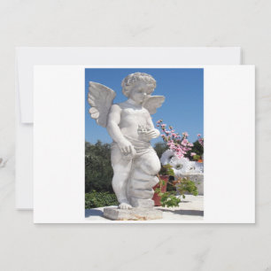Angel Statue in White And Grey