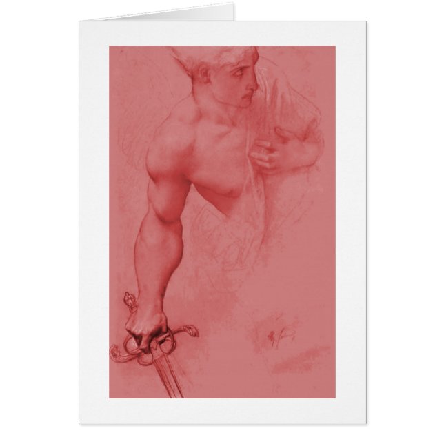 Angel Study by Cabanel Fine Art Drawing (Front)