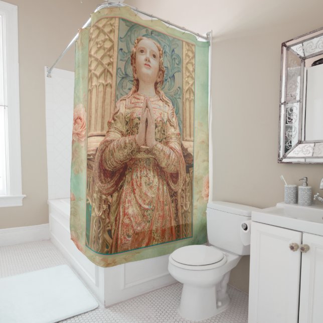 Angel Stylish Print Bathroom Deco (In Situ)