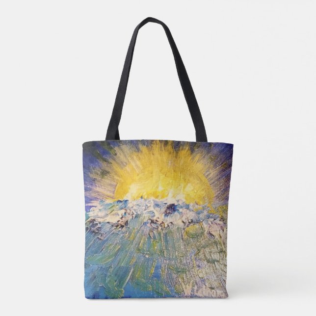 Angel Sunset Tote Bag (Back)