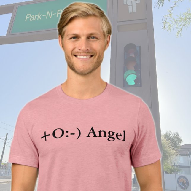 Angel Text Symbol Tri-Blend Shirt (Creator Uploaded)