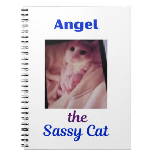 Angel the Sassy Cat Note Book