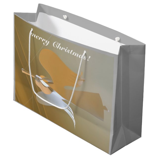 Angel trumpets large gift bag (Front Angled)