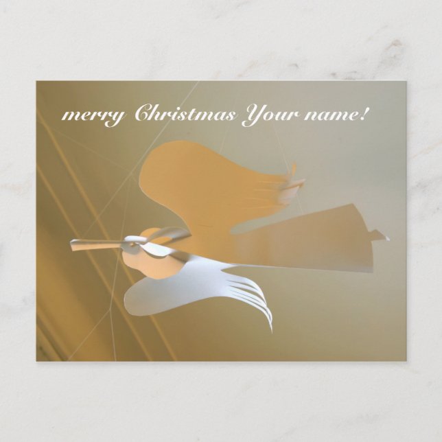 Angel trumpets postcard (Front)