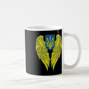 Angel Ukrainian Women's Flag Ukraine Wings Girl Fr Coffee Mug