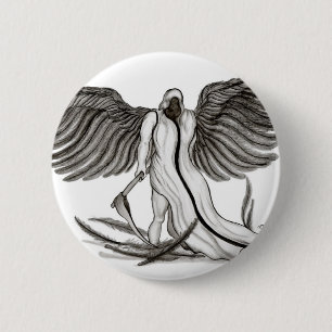 Angel Uriel 2 Inch Round Button