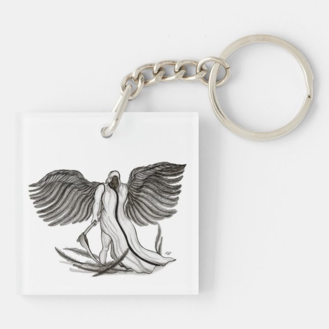 Angel Uriel Keychain (Back)