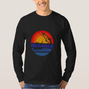 Angel Vintage Fishing Tackle Fisherman Retro Fishi T-Shirt