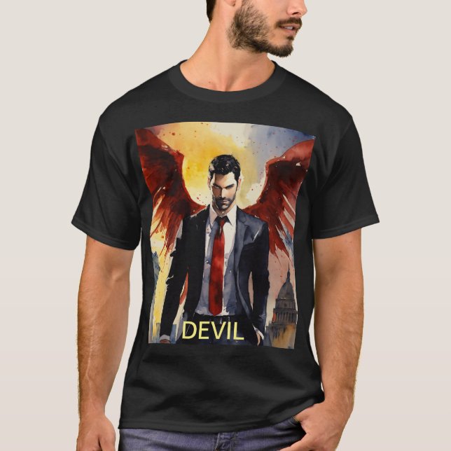 Angel vs Devil : Ultimate Challenge T-Shirt Design (Devant)