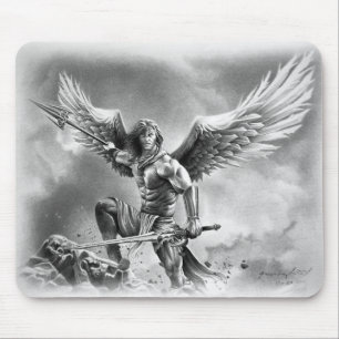 ANGEL WARRIOR MOUSE PAD