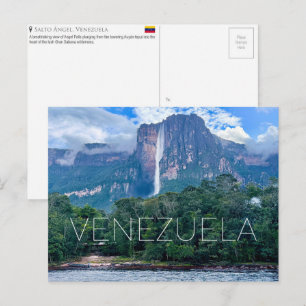 Angel Waterfalls, Venezuela Travel Postcard