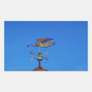 Angel Weather Vane Bright Blue Sky Sticker