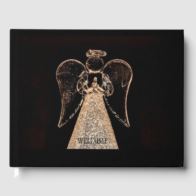 Angel Welcome  Guest Book (Front)