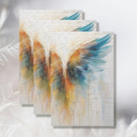 Angel Wing Ethereal Abstract Impressionism Elegant