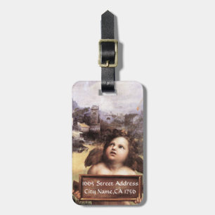 ANGEL / Winged Cherub Luggage Tag