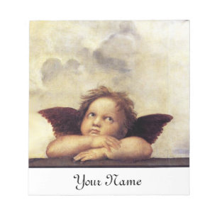 ANGEL / Winged Cherub Notepad