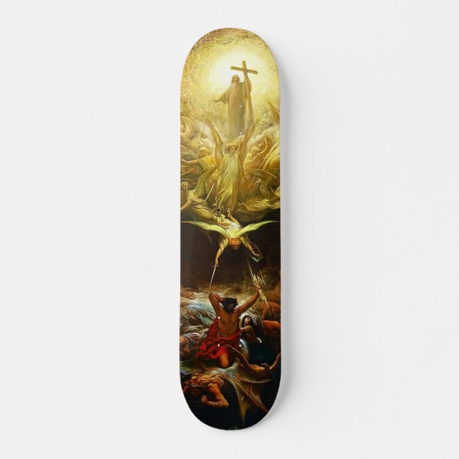 angel wings 1 skateboard (Front)