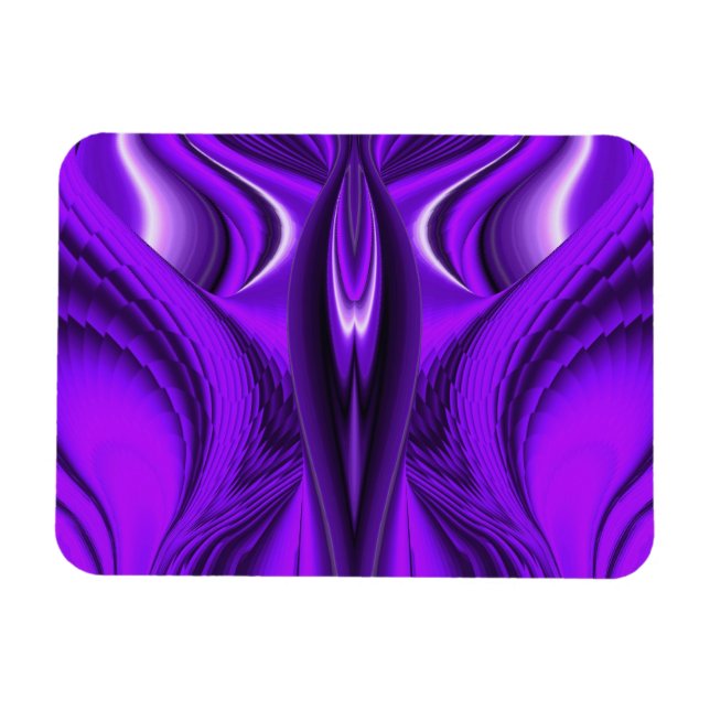 Angel Wings , Abstract Fantasy Rainbow-Art Magnet (Horizontal)