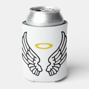 Angel Wings and Halo Can Cooler
