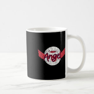 Angel Wings And Halo Funny For Bad Girls And Boys. Coffee Mug