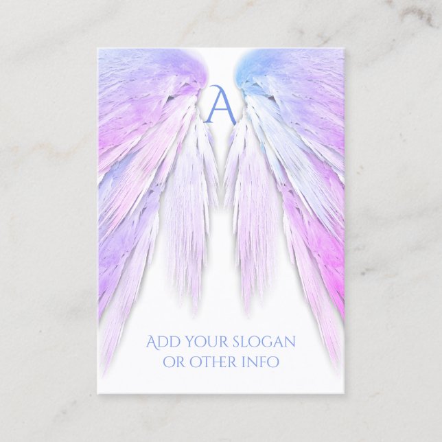 ANGEL WINGS Dreamy Beauty Business Card (Front)