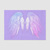ANGEL WINGS Fairy Purple Custom Name