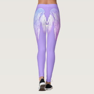 ANGEL WINGS Fairy Purple Leggings