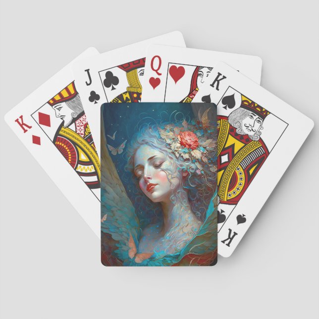 Angel Wings Fantasy Art Playing Cards (Back)
