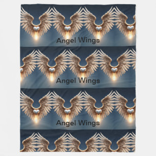 Angel Wings Fleece Blanket