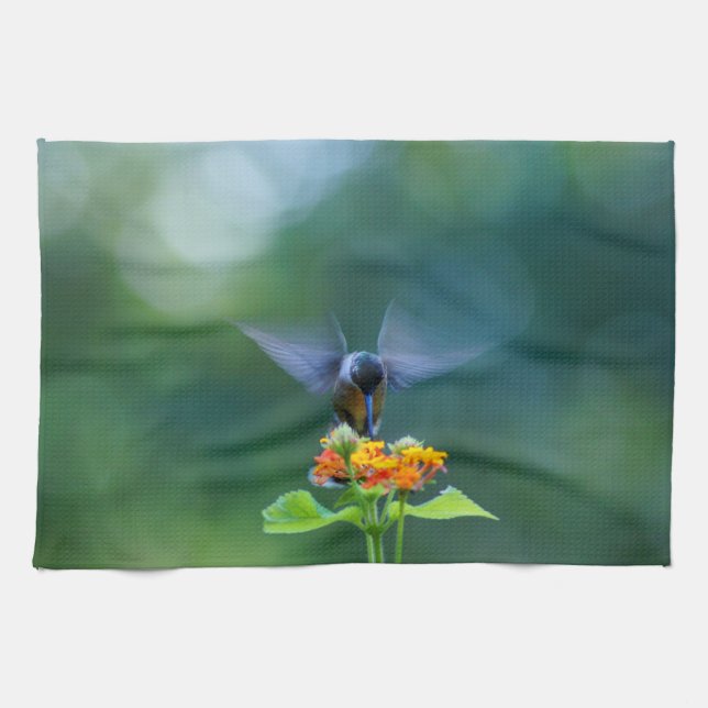 Angel Wings Humming Kitchen Towel (Horizontal)