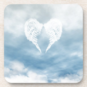 Angel Wings Drink Beverage Coasters Zazzle CA