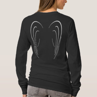 Angel Wings Ladies Long Sleeve T-Shirt