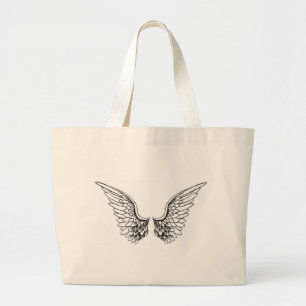 Angel Wings Large Tote Bag