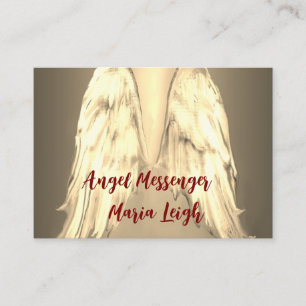 Angel Wings Light, Spiritual, Reiki, business card