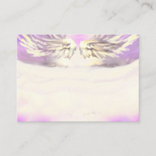 Angel Wings Light, Spiritual, Reiki, business card