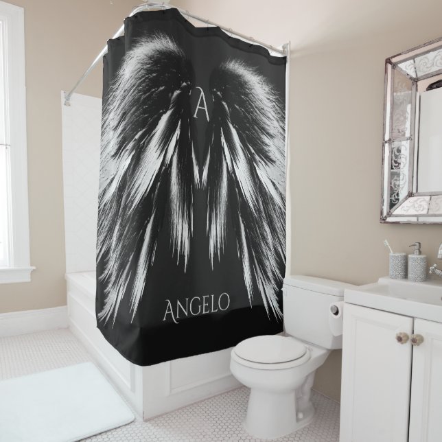 ANGEL WINGS Monogram Grey Black (In Situ)