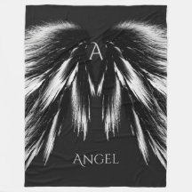 ANGEL WINGS Monogram Grey Black