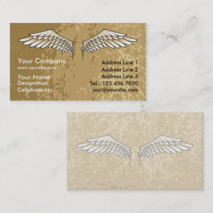 Angel Wings Muddy Business Card