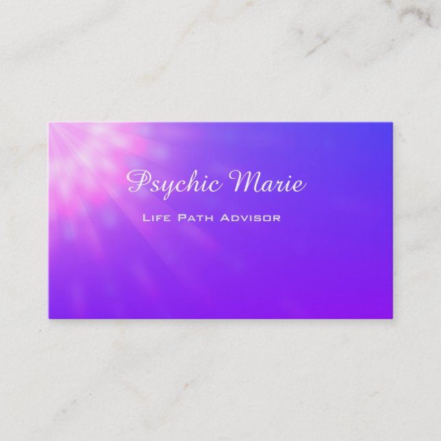 Angel Wings Psychic Medium Business Cards (Front)