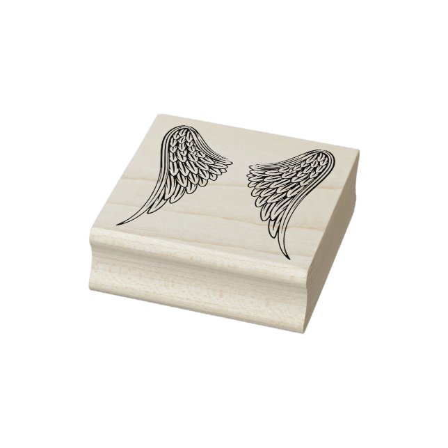Angel Wings Rubber Stamp (Stamp)