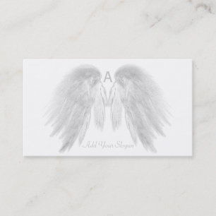 ANGEL WINGS White You Pick Colour Custom Business Card